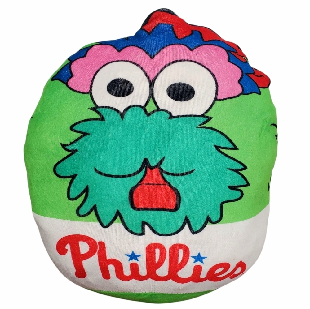 Phillie Phanatic MLB Phillies Mascot Plush Pillow